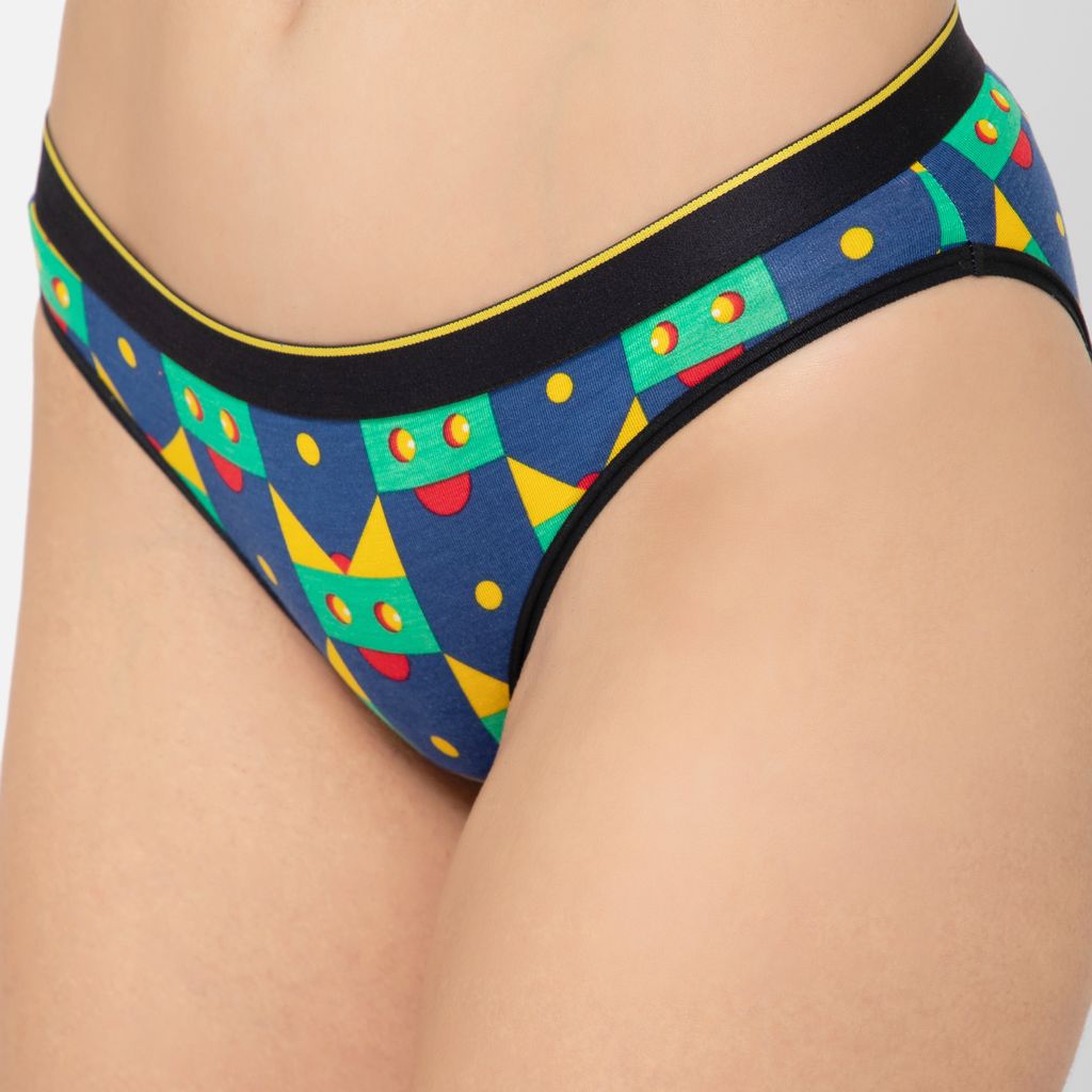 Bummer Women's Printed Micro Modal Bikinis Panties | Soft & Breathable Underwear - Lazy Luna