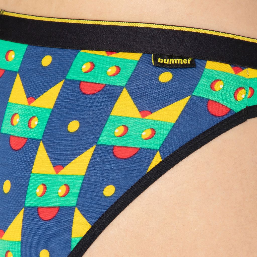 Bummer Women's Printed Micro Modal Bikinis Panties | Soft & Breathable Underwear - Lazy Luna