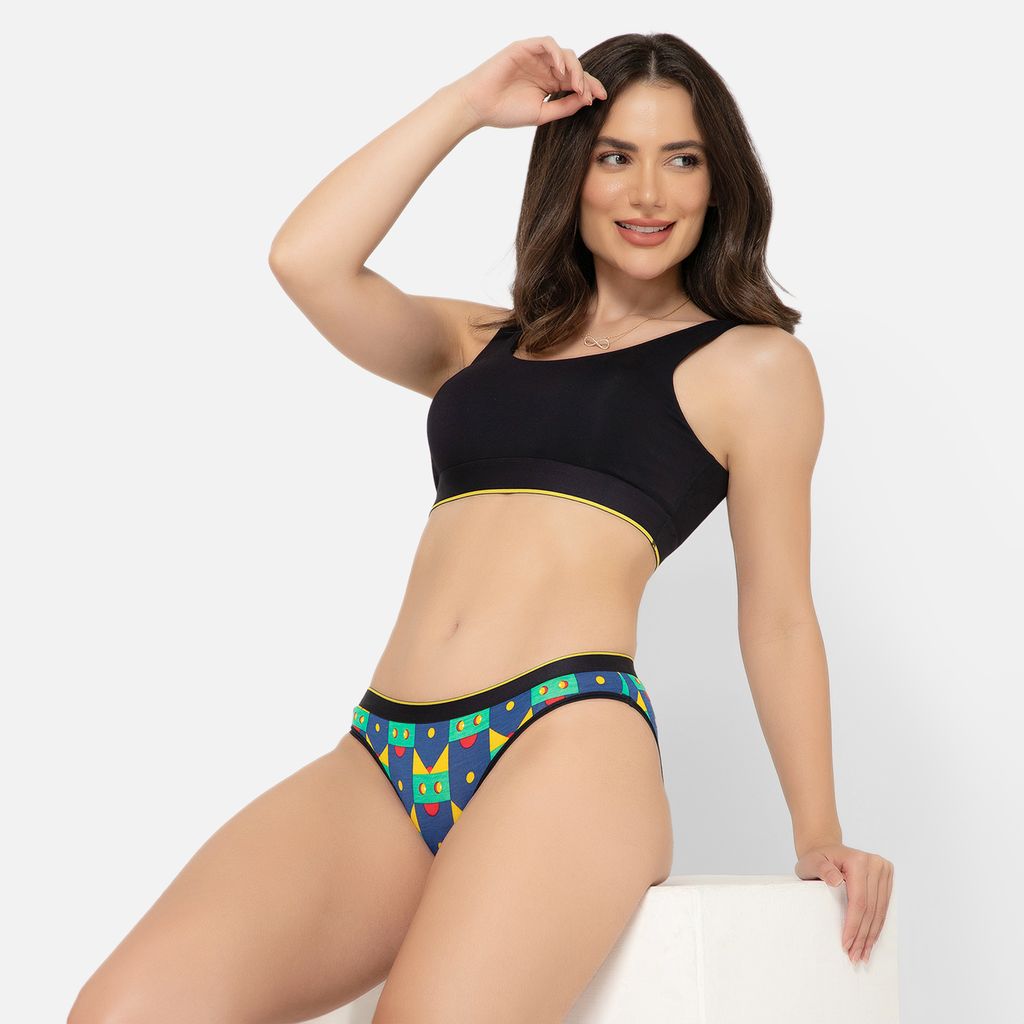 Bummer Women's Printed Micro Modal Bikinis Panties | Soft & Breathable Underwear - Lazy Luna