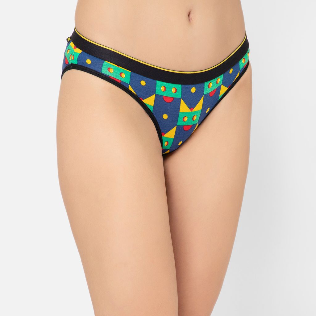 Bummer Women's Printed Micro Modal Bikinis Panties | Soft & Breathable Underwear - Lazy Luna