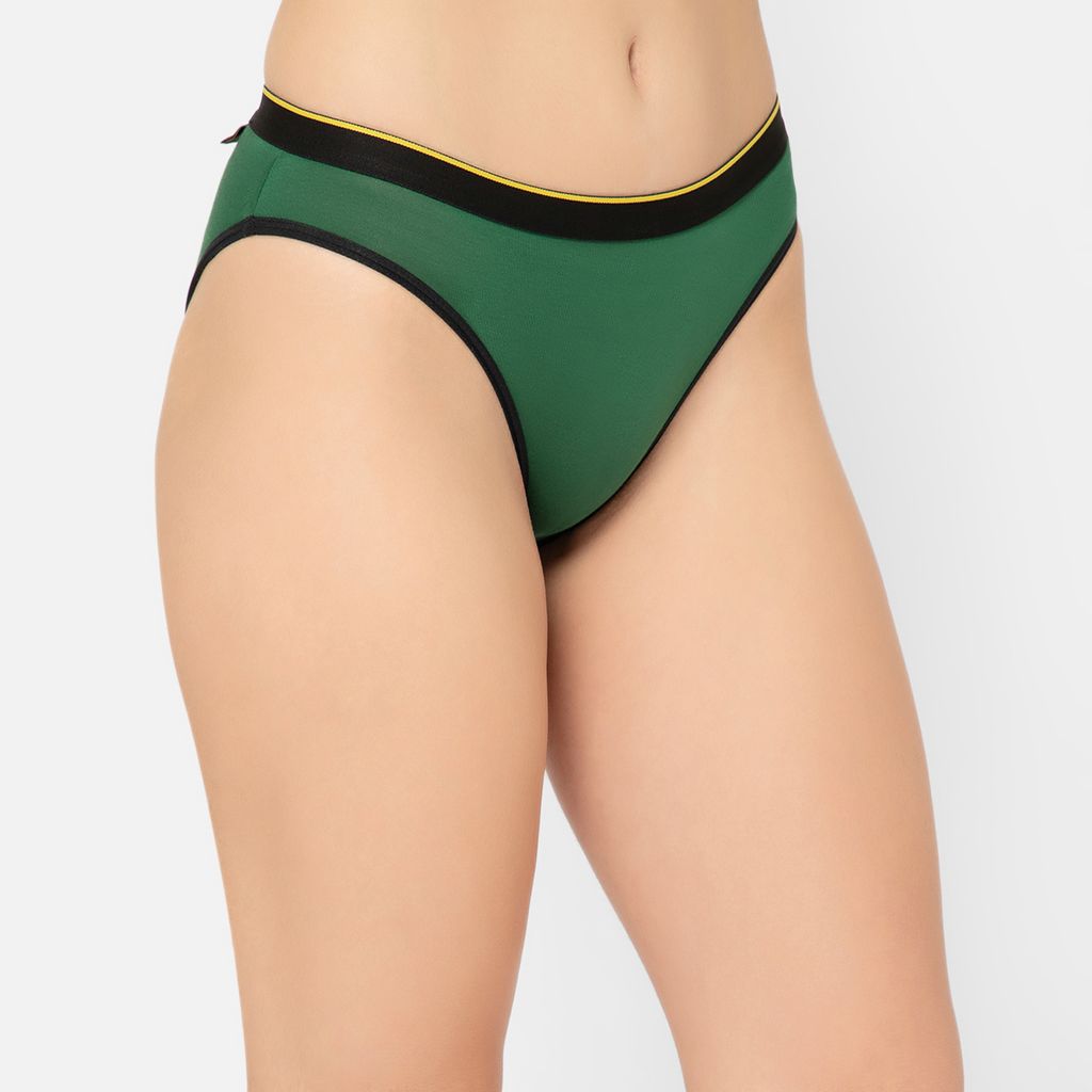 Bummer Women's Solid Micro Modal Bikinis Panties | Soft & Breathable Underwear - Palms