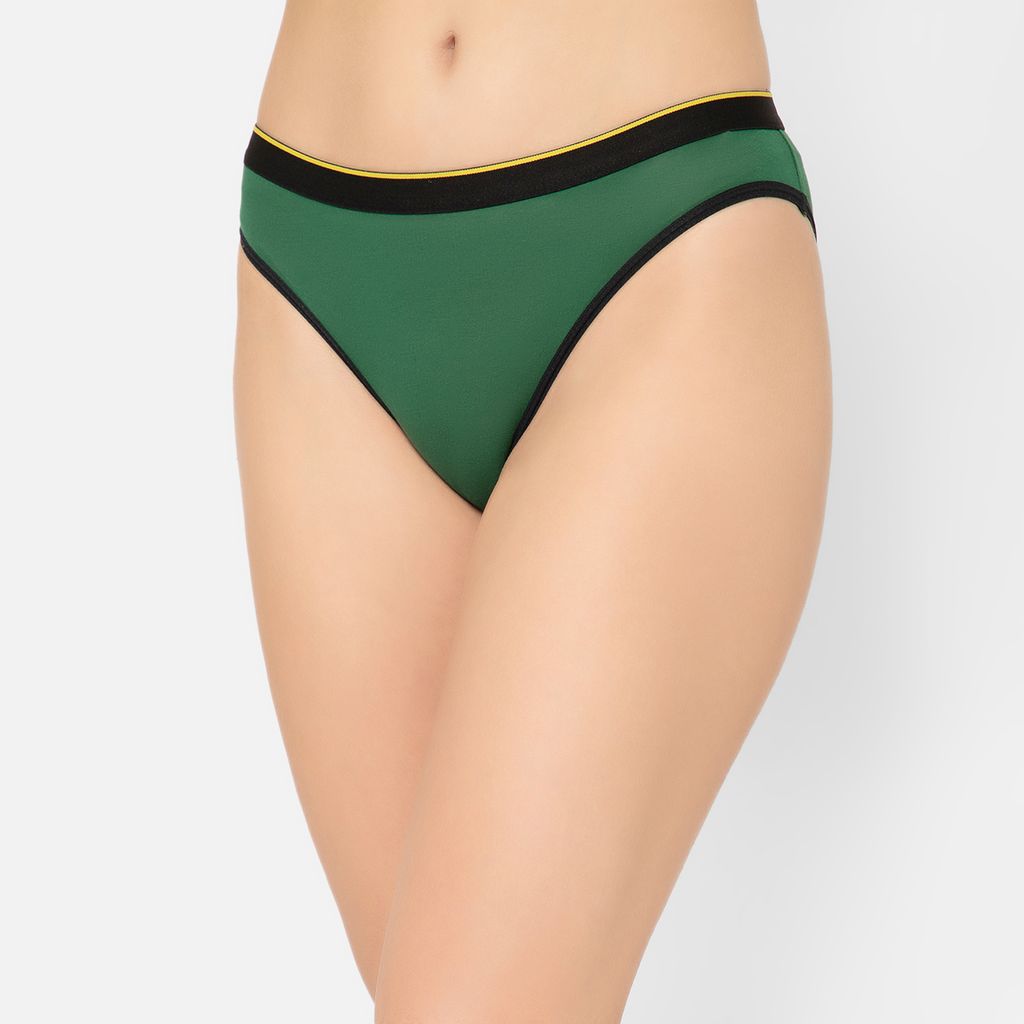 Bummer Women's Solid Micro Modal Bikinis Panties | Soft & Breathable Underwear - Palms