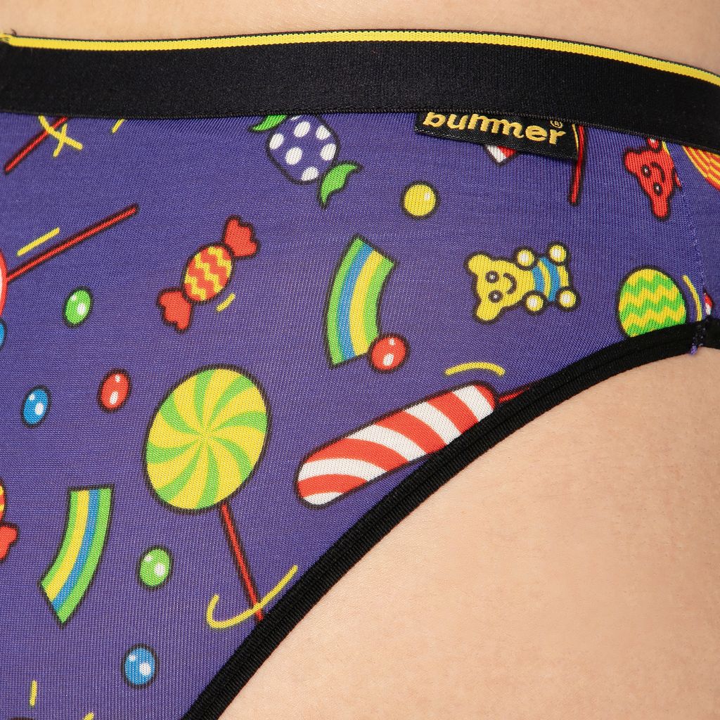 Bummer Women's Printed Micro Modal Bikinis Panties | Soft & Breathable Underwear - Sugar Rush
