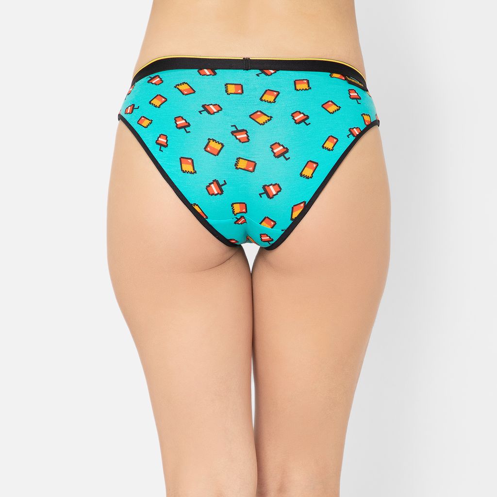 Bummer Women's Printed Micro Modal Bikinis Panties | Soft & Breathable Underwear - McBum