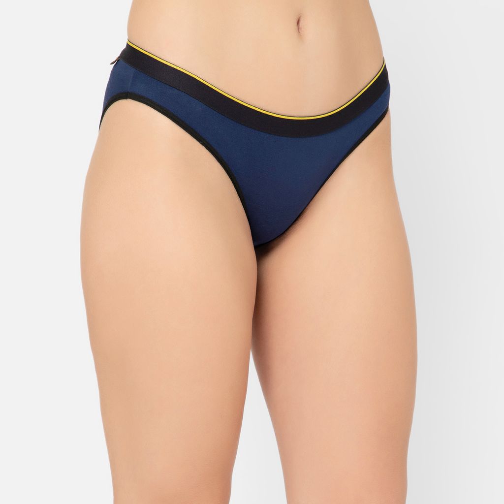 Bummer Women's Solid Micro Modal Bikinis Panties | Soft & Breathable Underwear - Galactic