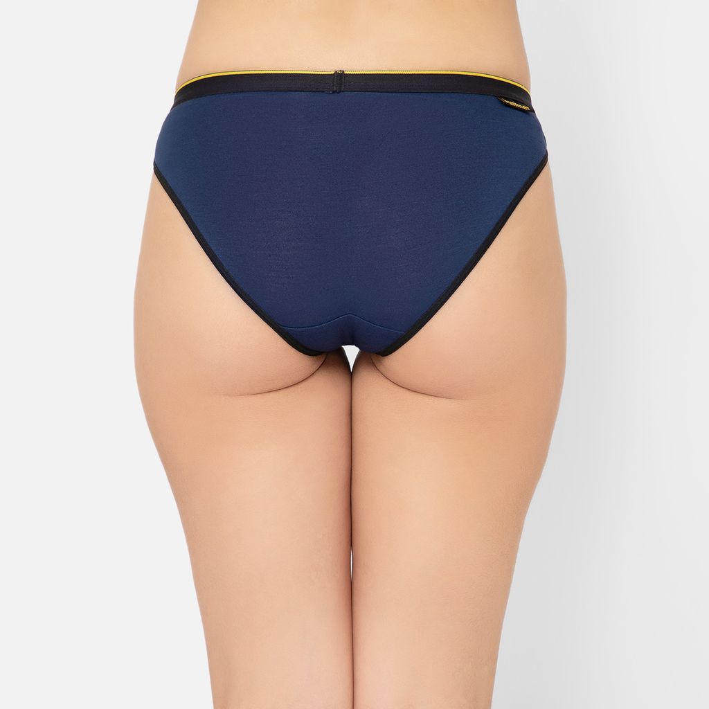 Bummer Women's Solid Micro Modal Bikinis Panties | Soft & Breathable Underwear - Galactic