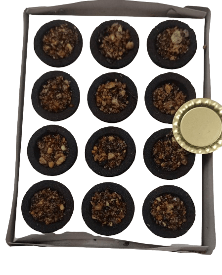 Dhoop Cups Natural Incense Premium Cups -Pack Of 4 | Each Box 12 Pieces| |Fragrance-Sambrani