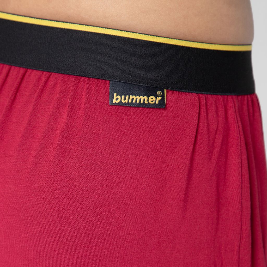 Bummer Men's Solid Micro Modal Boxers Underwear | Ultra Soft & Breathable - Gelada