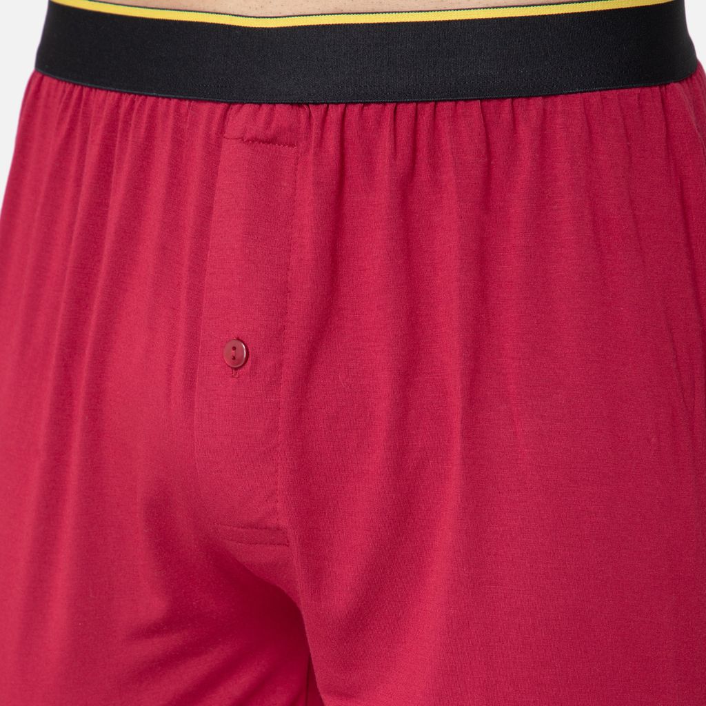 Bummer Men's Solid Micro Modal Boxers Underwear | Ultra Soft & Breathable - Gelada