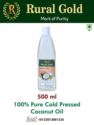  500ml 100% Pure Cold Pressed Coconut Oil