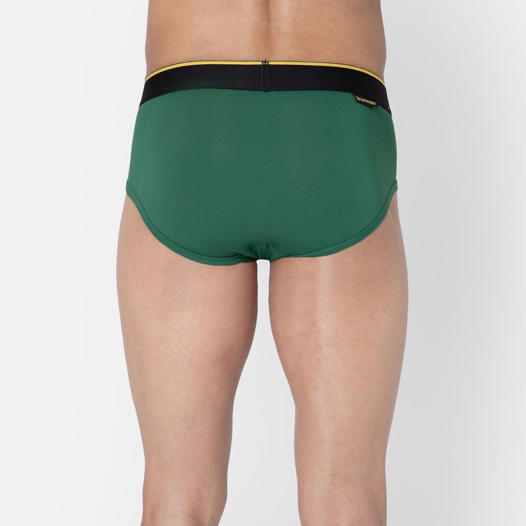 Bummer Men's Solid Micro Modal Briefs Underwear | Ultra Soft & Breathable - Palms