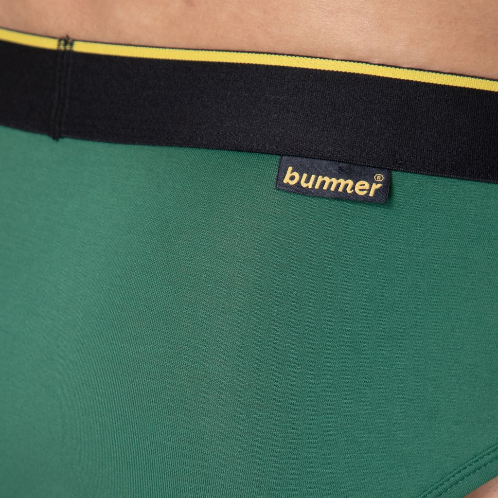 Bummer Men's Solid Micro Modal Briefs Underwear | Ultra Soft & Breathable - Palms