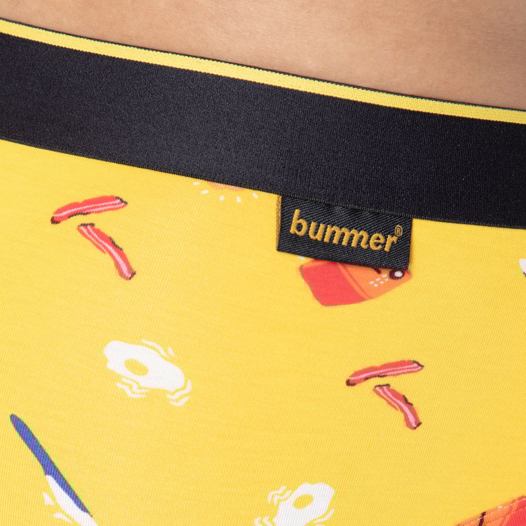Bummer Men's Printed Micro Modal Briefs Underwear | Ultra Soft & Breathable - Brekkie