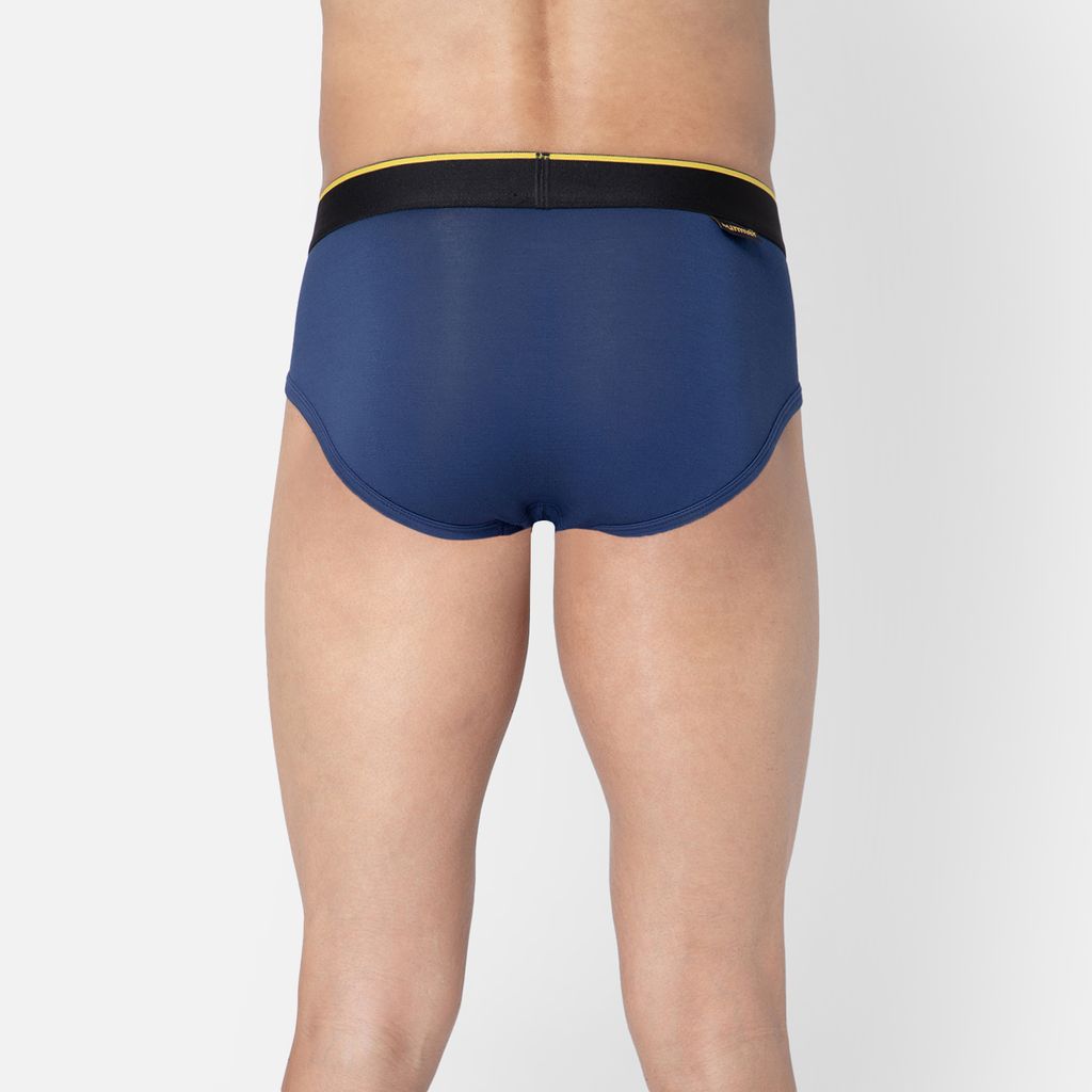 Bummer Men's Solid Micro Modal Briefs Underwear | Ultra Soft & Breathable - Galactic