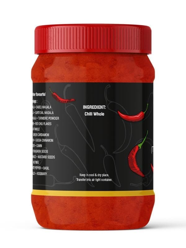 Pari Hot Red Chili Powder (Thike Se Thikha) | With No Added Flavours | No Colour | Indian Spices | (Pack of 1 x 2000g)
