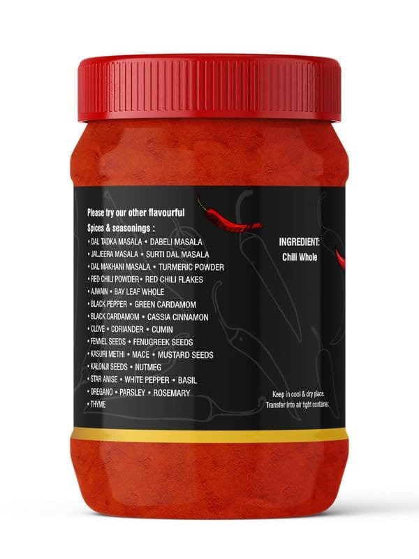 Pari Hot Red Chili Powder (Thike Se Thikha) | With No Added Flavours | No Colour | Indian Spices | (Pack of 1 x 2000g)