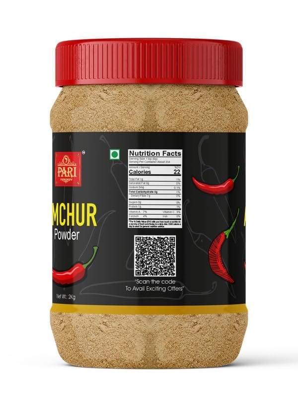 Pari Amchoor/Amchur Powder | Dry Mango Powder| No Artificial Color | Indian Spice | (Pack of 1 x 2000g)