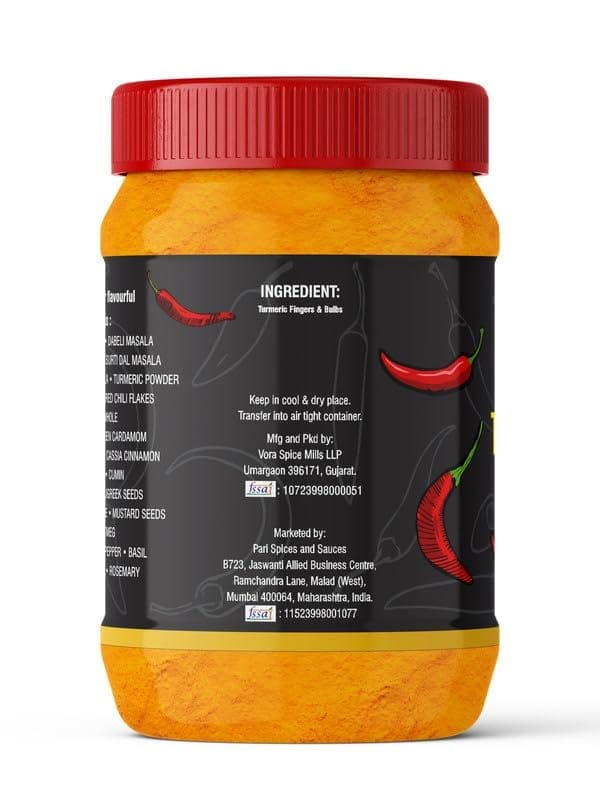 Pari Turmeric Powder, Highly Aromatic Turmeric, No Artificial Colour & Flavour, Minimum 2%-2.5% Curcumin | (Pack of 1 x 1000g)