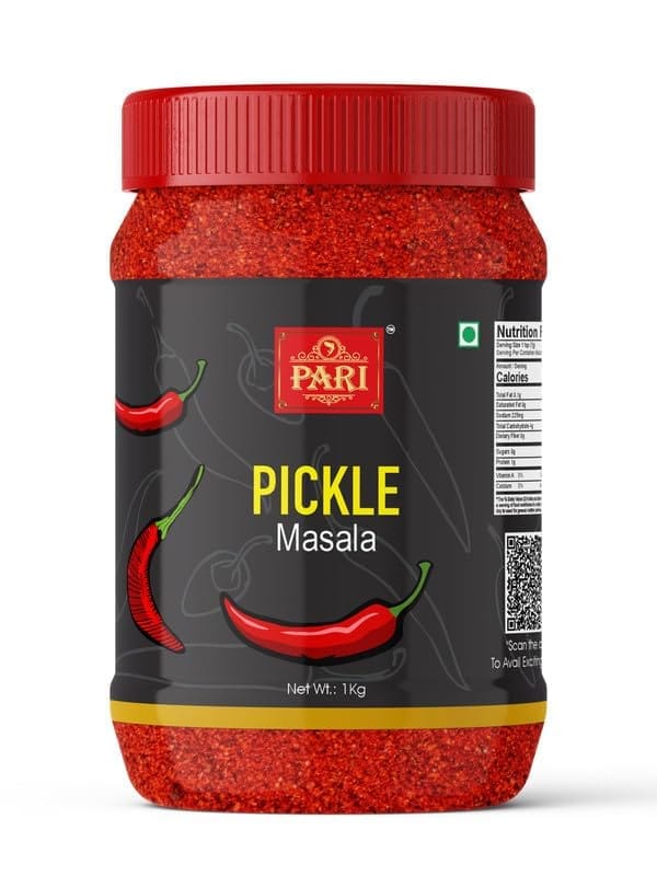 Pari Aachar Masala | Pickle Masala | No Preservative & Colour | Authentic, Aromatic, Flavourful Spice Mix |Pure & Hygiene | 100% Fresh and Natural | Easy to Cook | (Pack of 1 x 1000g)