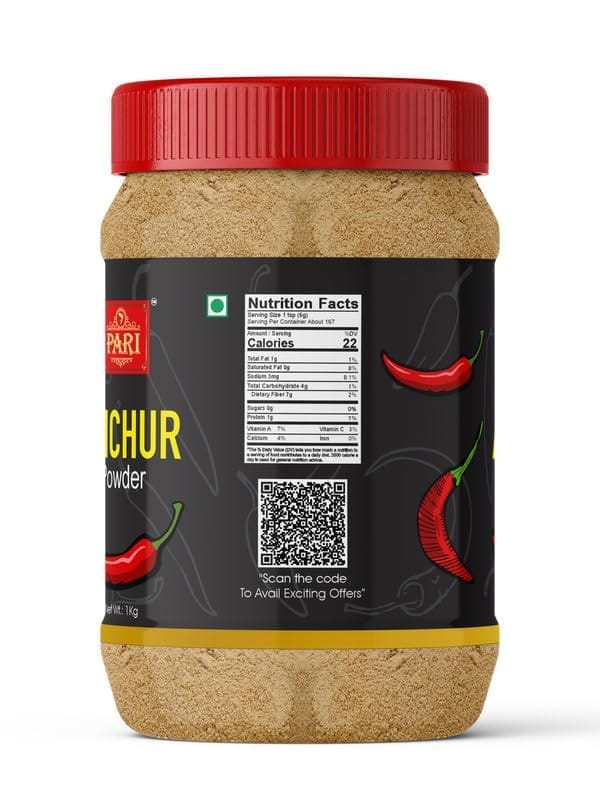 Pari Amchoor/Amchur Powder | Dry Mango Powder | No Preservatives | Delicious & Aromatic Amchur Powder | Indian Spice | (Pack of 1 x 1000g)