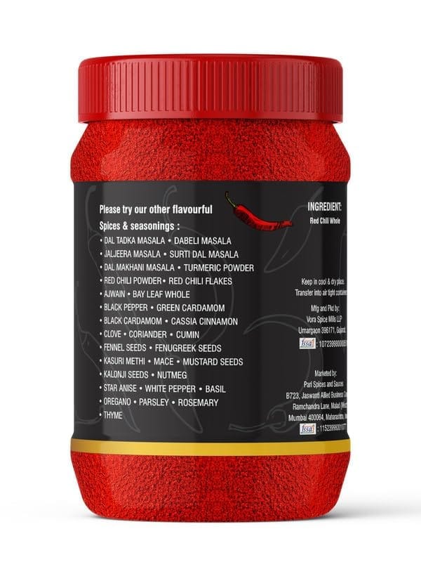 Pari Kashmiri Red Chilli Powder | Lal Mirch | Premium, Authentic,No added colours & preservatives | (Pack of 1 x 1000g)