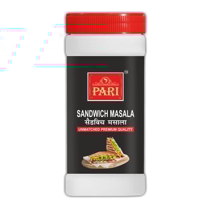 Pari Sandwich Masala Hand-Made Delicious Sandwich Masala|Aromatic Masala For Mouthwatering Sandwiches |Crunchy Street food Sandwich Masala | Zero Additives And Preservatives | 100% pure & natural | Easy to Cook | (Pack of 1 x 250g)