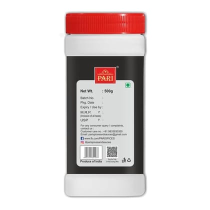 Pari Shahi Biryani Masala - Authentic taste, Aromatic, Coarsely Blend, No Added Colors, No Preservatives and No MSG | For Healthy Delicious & Flavourful Cooking/Hygienically Packed | 100% pure & natural | Easy to Cook | (Pack of 1 x 500g Jar)