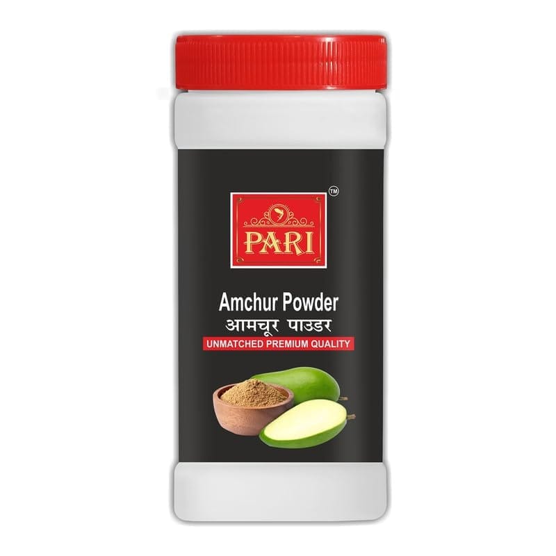 Pari Amchoor / Amchur Powder | Dry Mango Powder| No Artificial Color | Gluten Free Ingredients | Non-GMO | No Salt or Fillers | Aam Powder | No Preservatives | Delicious & Aromatic Amchur Powder | Indian Spice | (Pack of 1 x 500g Jar)
