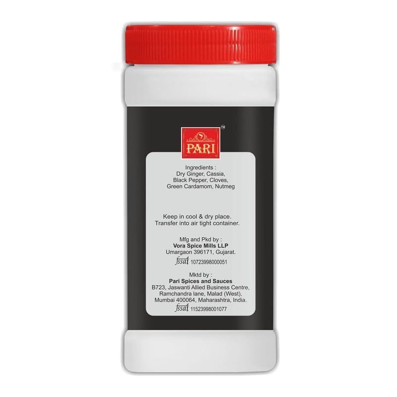 Pari Chai Masala Powder (Tea Masala) Full of Aroma and great taste | 100% Natural Spices | Rich Taste & Aroma | Strong Tea | Masala Chai | Premium and Refreshing Spiced Tea Powder | (Pack of 1 x 500g Jar)
