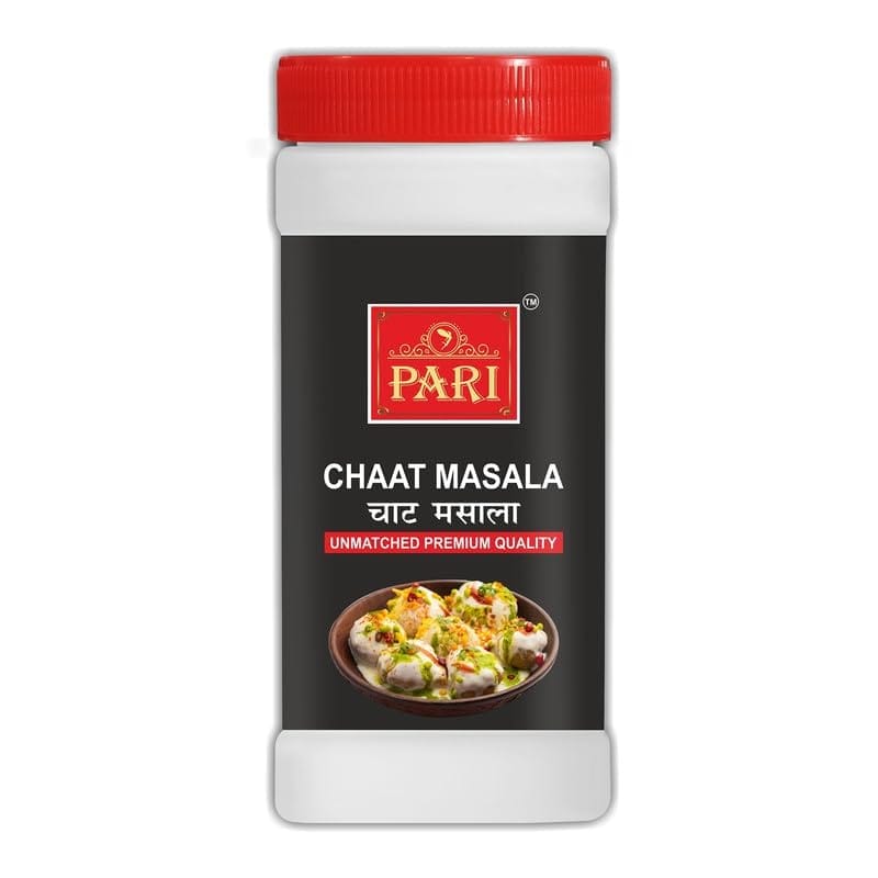 Pari Chaat Masala Powder | Aromatic Spice for Flavorful Indian Cooking | No Artificial Flavor Added | (Pack of 1 x 500g Jar)