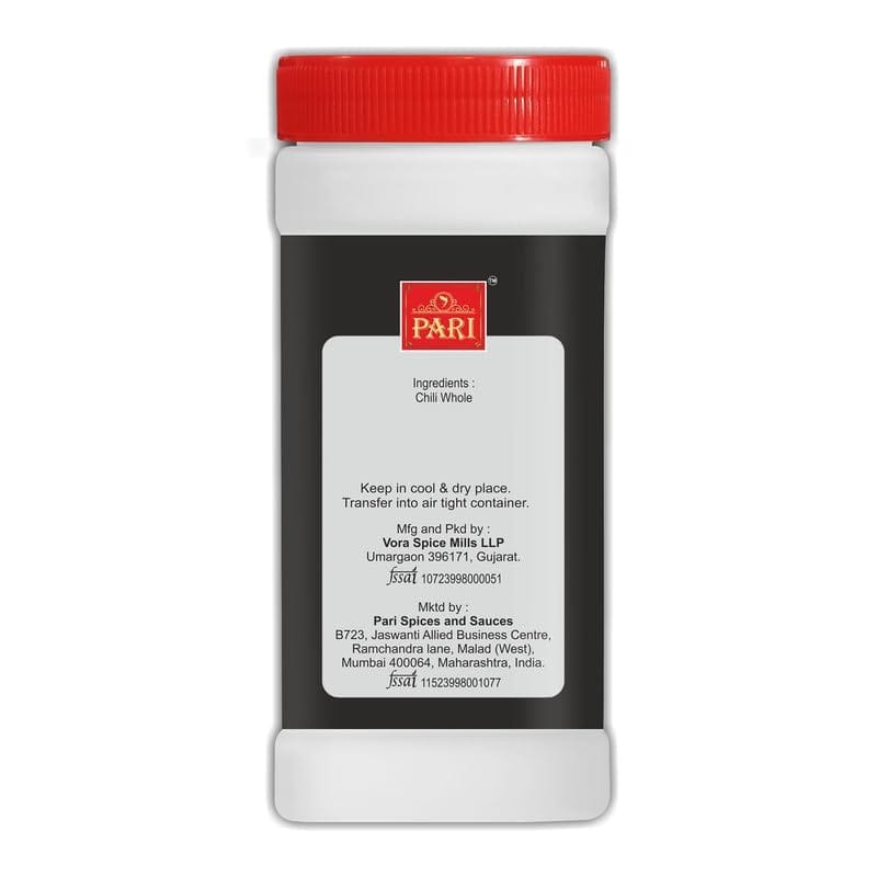Pari Hot Red Chili Powder (Thike Se Thikha) | With No Added Flavours | No Colour | Indian Spices | (Pack of 1 x 250g)
