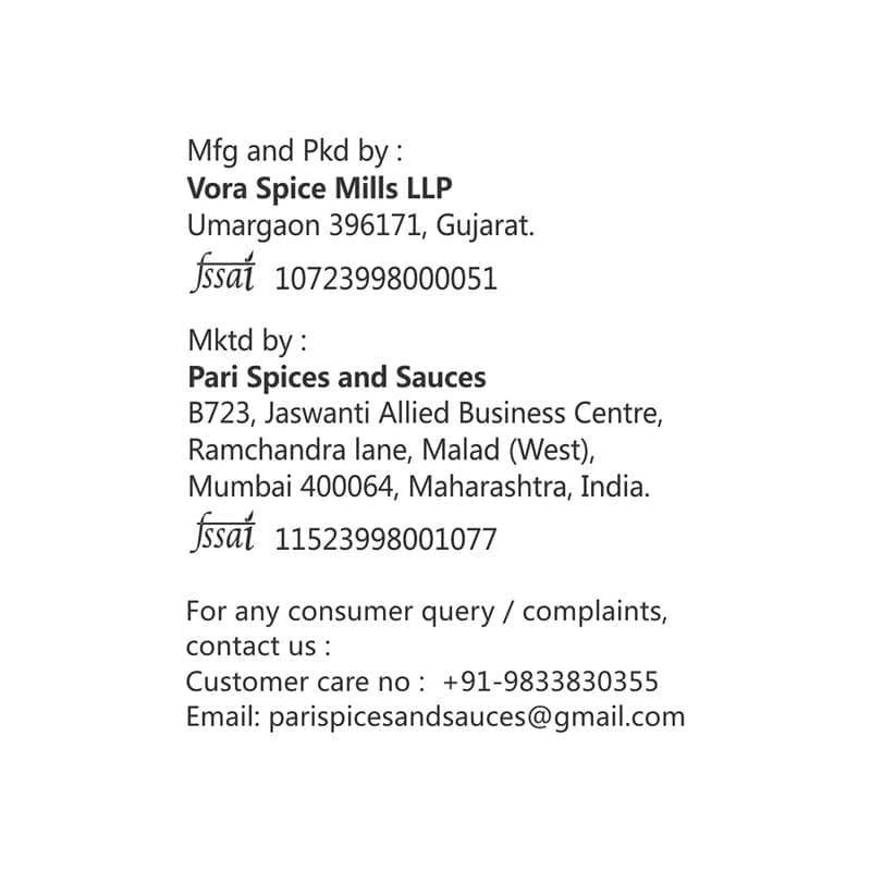 Pari Garam Masala Powder | Blended Spices Mix | Aromatic Natural Seasoning Spice Mix for Veg and Nonveg Dishes | 1 Kg (Pack of 1) | Indian Spice