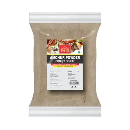 Pari Amchoor/Amchur Powder | Dry Mango Powder| Aam Powder | Delicious & Aromatic Amchur Powder | Preservative free 1 Kg | Indian Spice | Pack of 1