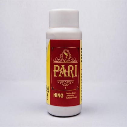 Pari Brand Asafoetida Hing Jar Strongest Compounded Pure Hing Powder - 100 gms