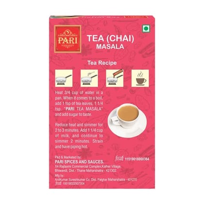 Pari Brand Chai Masala Aromatic Tea Masala Powder with 100% Natural Ingredients, 50g (Pack of 1)