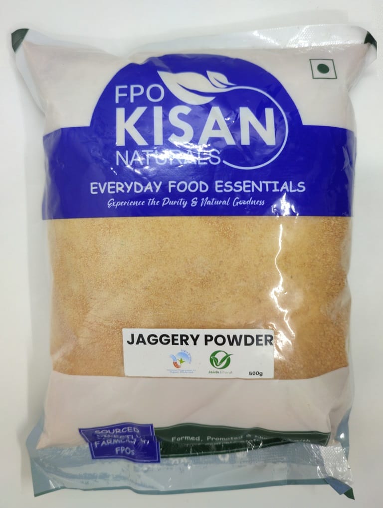 FPO Kisan Naturals Jaggery Powder - 500g