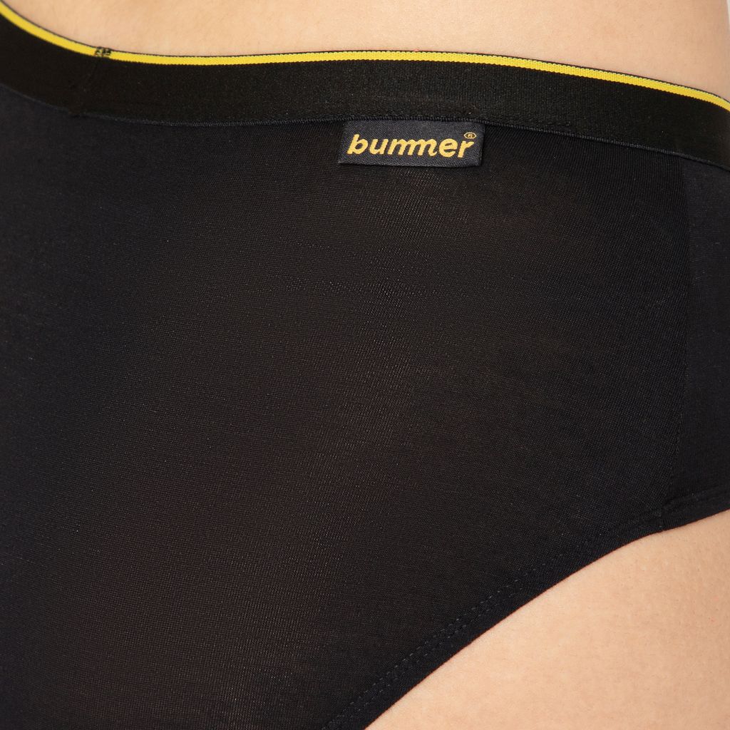 Bummer Women's Solid Micro Modal Hipsters Panties | Soft & Breathable Underwear - Nox