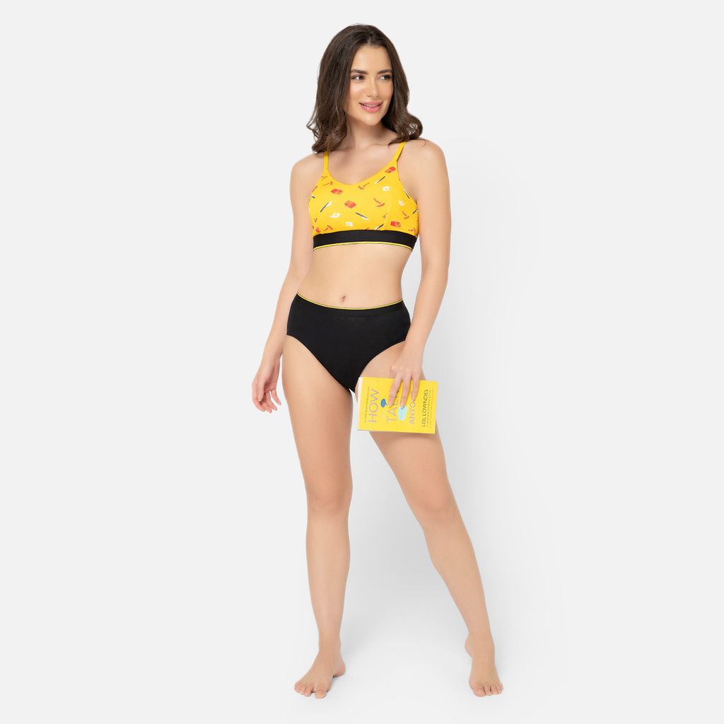 Bummer Women's Solid Micro Modal Hipsters Panties | Soft & Breathable Underwear - Nox
