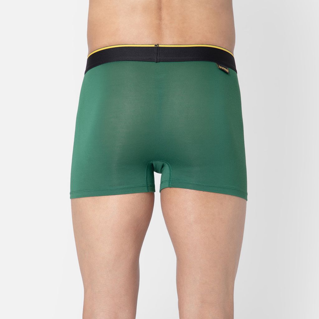 Bummer Men's Solid Micro Modal Trunks Underwear | Ultra Soft & Breathable - Palms