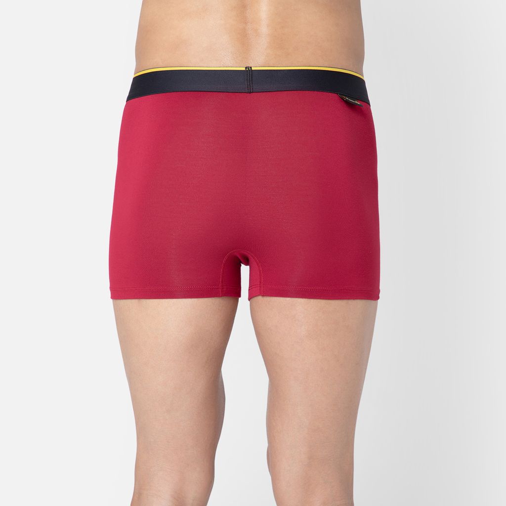 Bummer Men's Solid Micro Modal Trunks Underwear | Ultra Soft & Breathable - Gelada