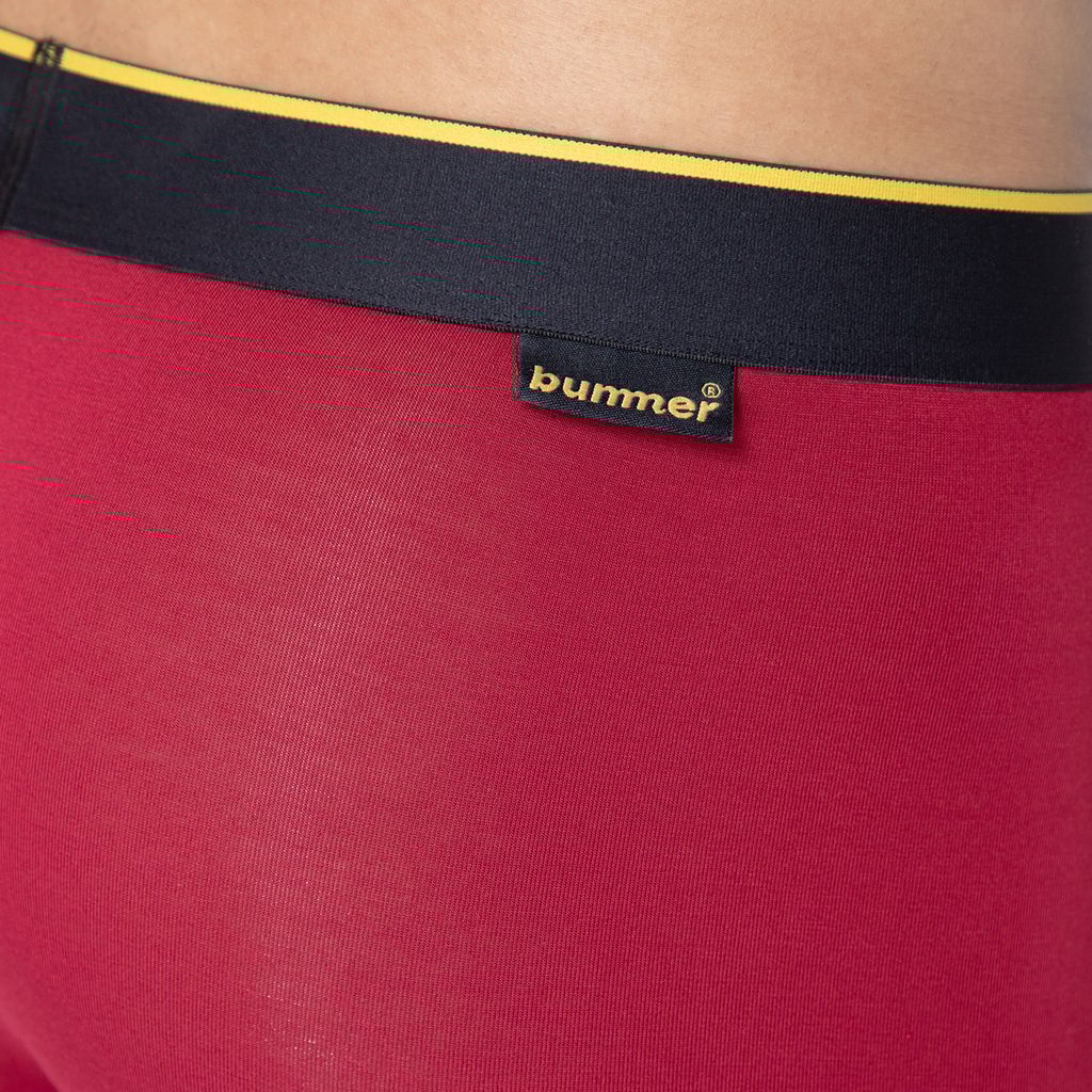 Bummer Men's Solid Micro Modal Trunks Underwear | Ultra Soft & Breathable - Gelada