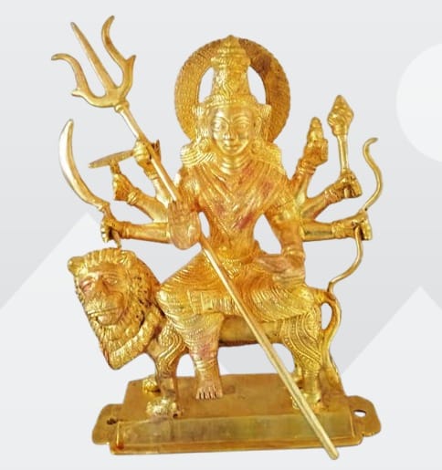 Pancha Loha Durga Devi Idol-1 kg