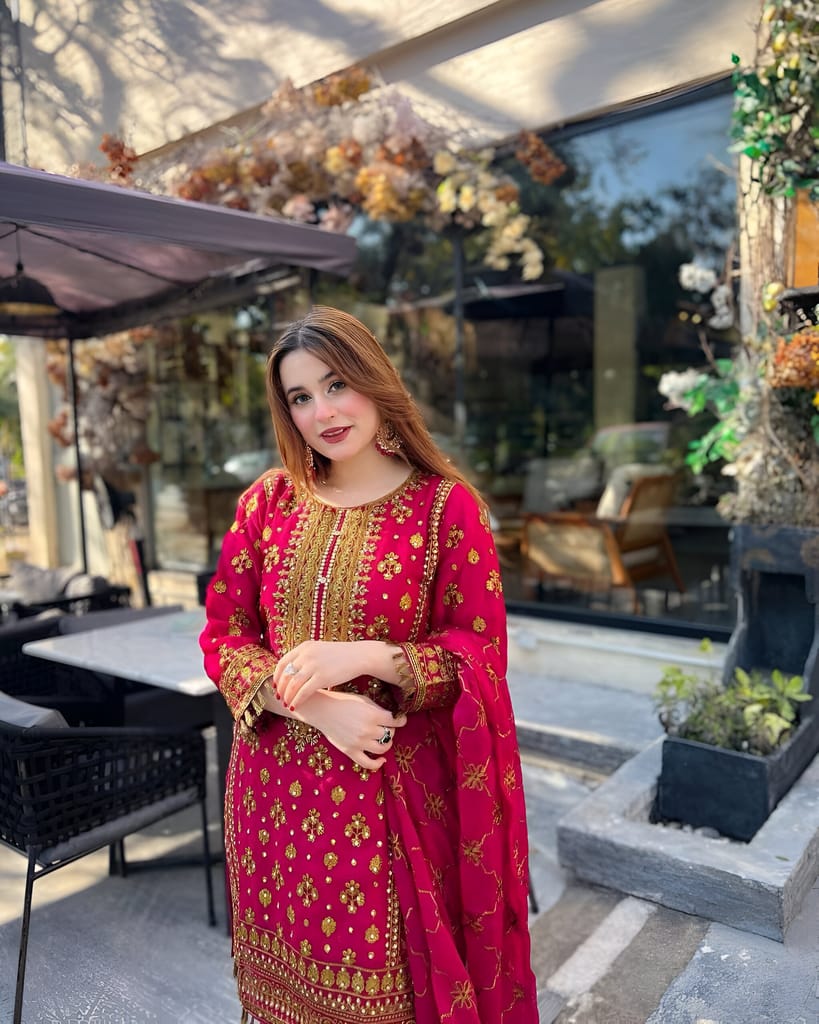 Pink Maroon Palazzo Suit Set Ready to wear indian salwar kameez Dupatta for women anarkali designer pakistani dresses Festival 3 piece