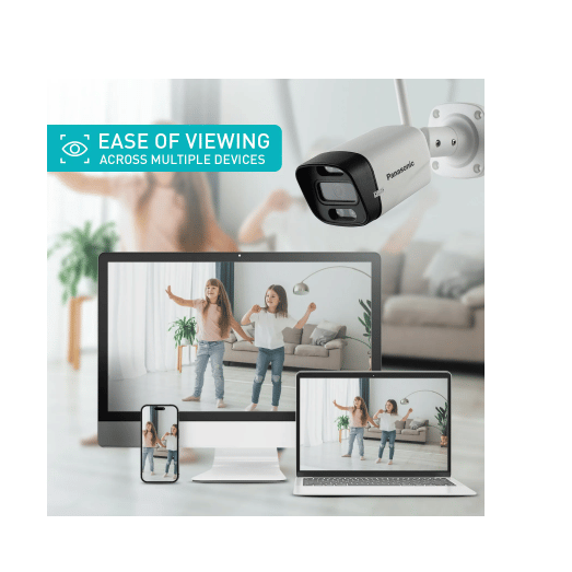 Panasonic 3MP High Resolution Bullet IP CCTV Camera I Wi-Fi I PI-BUA3MWA