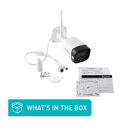 Panasonic 3MP High Resolution Bullet IP CCTV Camera I Wi-Fi I PI-BUA3MWA