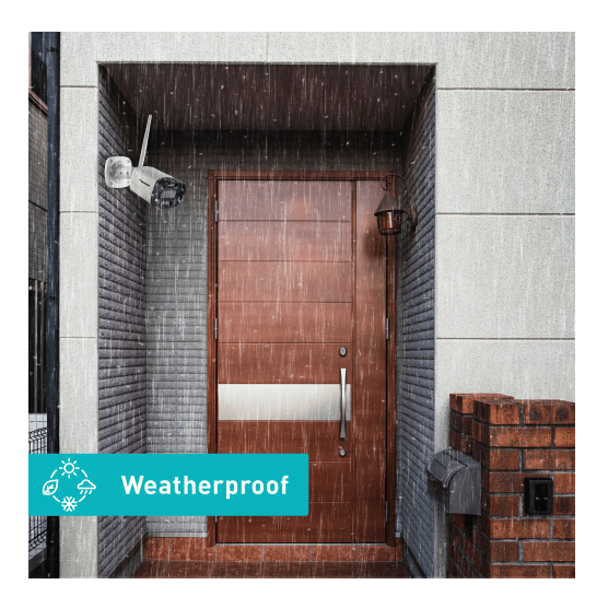 Panasonic 3MP High Resolution Bullet IP CCTV Camera I Wi-Fi I PI-BUA3MWA