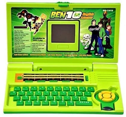 Ben 10 Learning Laptop for Kids with LED Screen Display