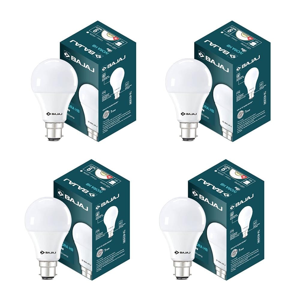 Bajaj Ivora 9-Watt LED Bulb (Pack of 4)