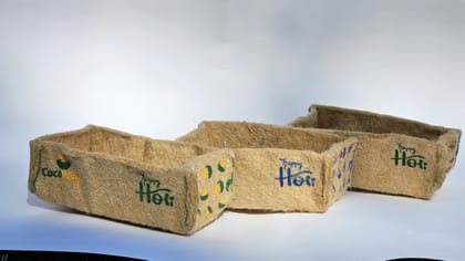 Celebrate a Greener Holi!  Limited Edition Pack of 3 – Festive Jute Grow Bag Gift Basket!