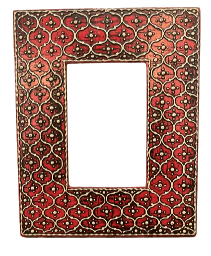 Seju Industires Rajasthani Traditional Hand Made Wooden Wall Hanging Photo Frame for Living Room, Home,Hotel set of 1